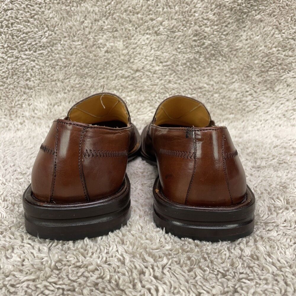 Mezlan Men's Size US 7 Lipari Penny Loafer Brown Slip-On Dress Shoes SPAIN Made - Picture 5 of 10